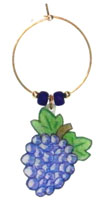 grape wine charms